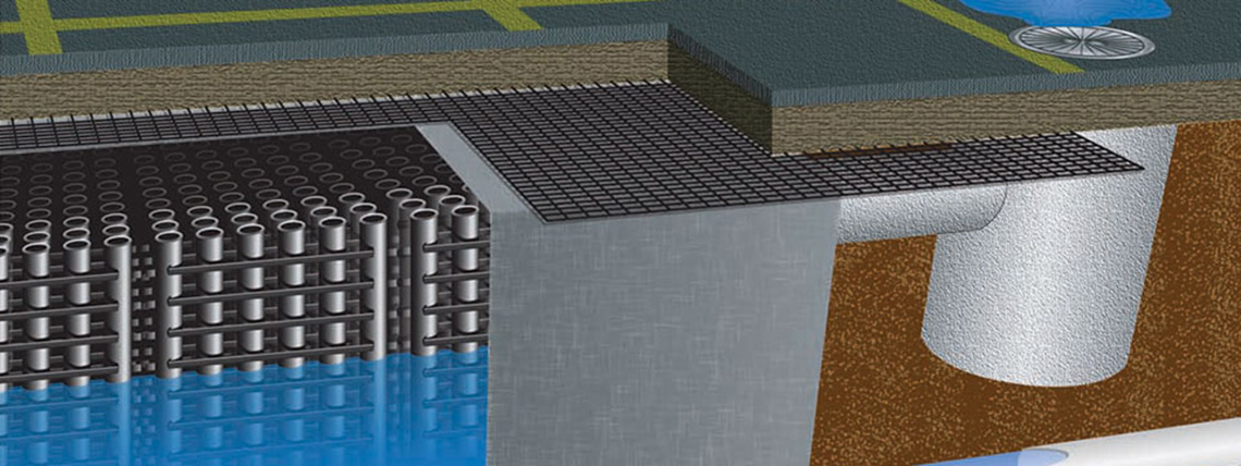 Rainstore3 underground water storage system.